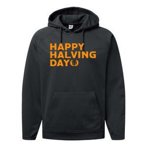 Bitcoin Halving Happy Halving Day Crypto Cryptocurrency Performance Fleece Hoodie