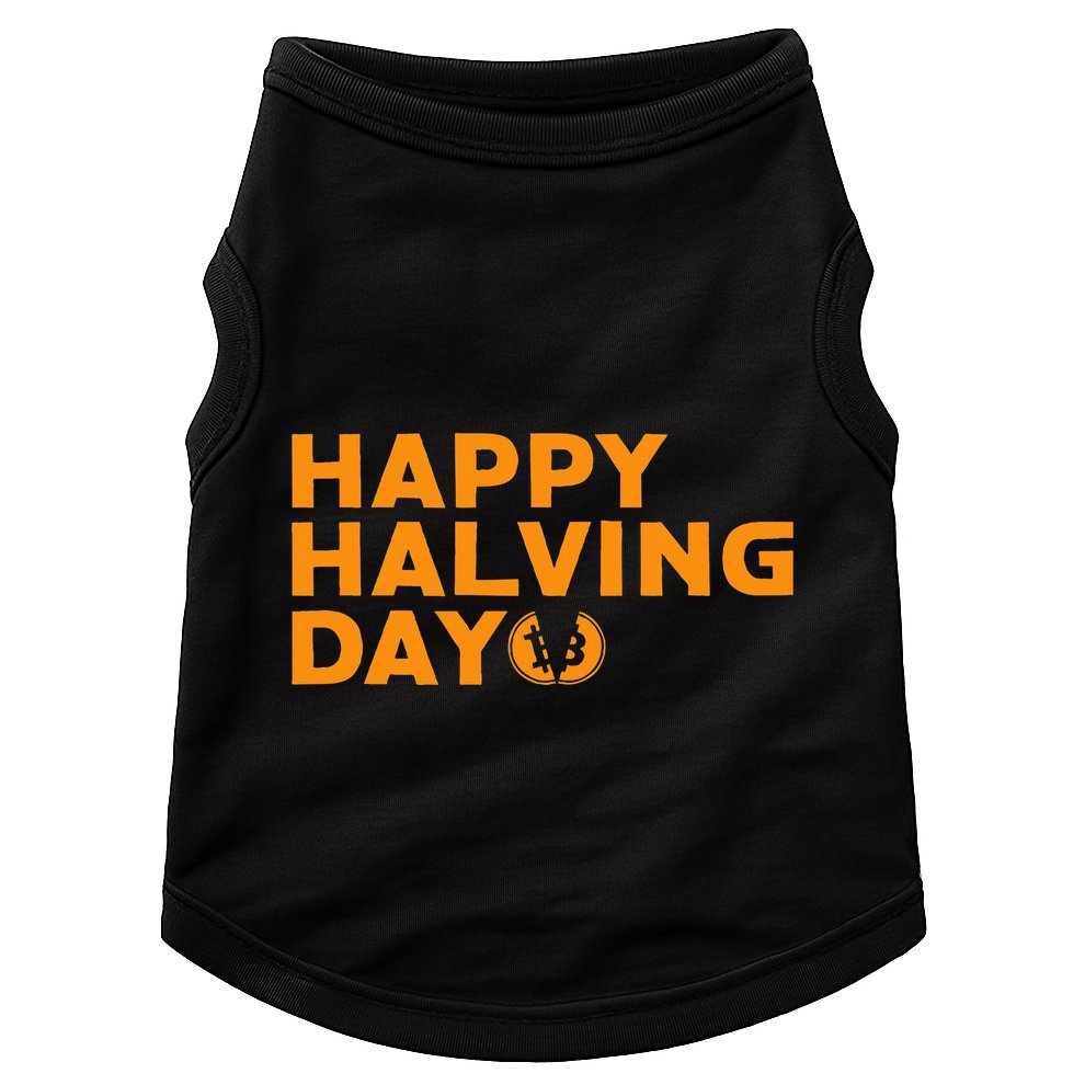 Bitcoin Halving Happy Halving Day Crypto Cryptocurrency Doggie Tank