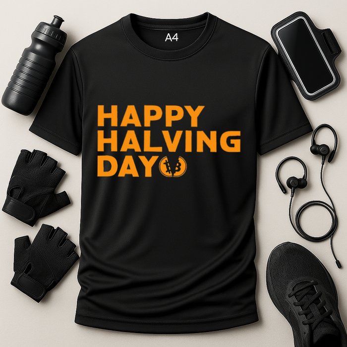 Bitcoin Halving Happy Halving Day Crypto Cryptocurrency Performance Shirt