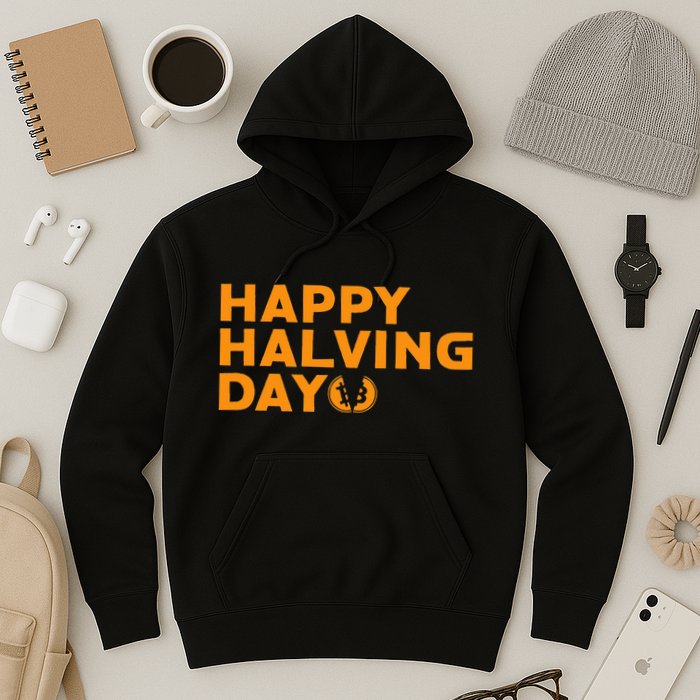Bitcoin Halving Happy Halving Day Crypto Cryptocurrency Hoodie