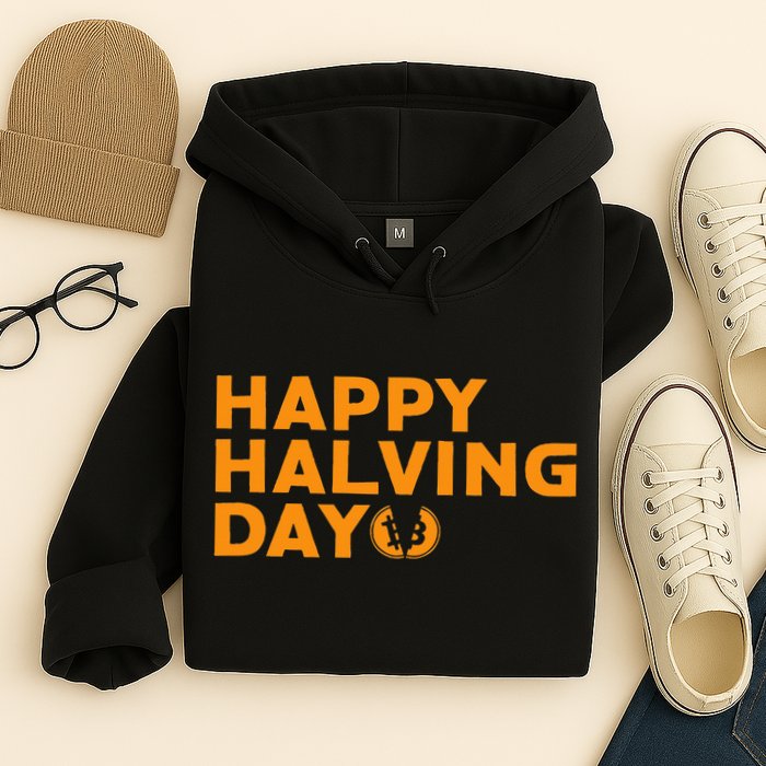 Bitcoin Halving Happy Halving Day Crypto Cryptocurrency Hoodie