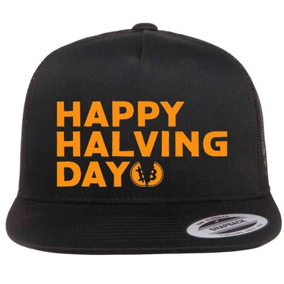 Bitcoin Halving Happy Halving Day Crypto Cryptocurrency Flatbill Hat