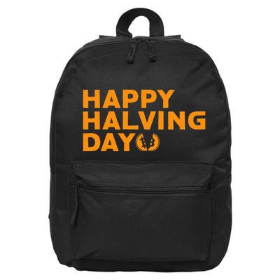 Bitcoin Halving Happy Halving Day Crypto Cryptocurrency 16 in Basic Backpack