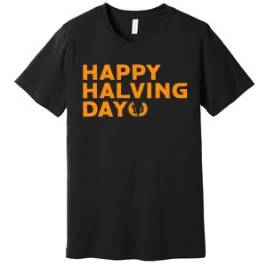 Bitcoin Halving Happy Halving Day Crypto Cryptocurrency Premium T-Shirt