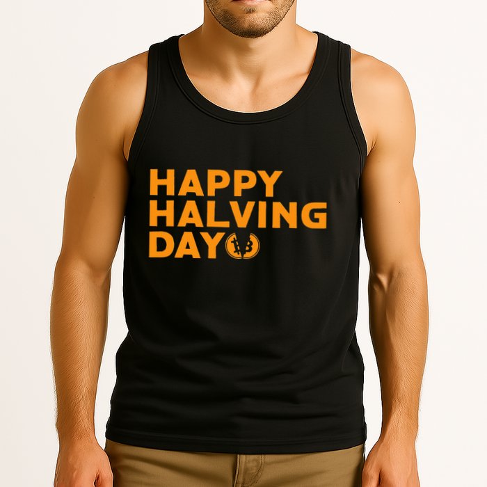 Bitcoin Halving Happy Halving Day Crypto Cryptocurrency Tank Top