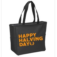 Bitcoin Halving Happy Halving Day Crypto Cryptocurrency Zip Tote Bag