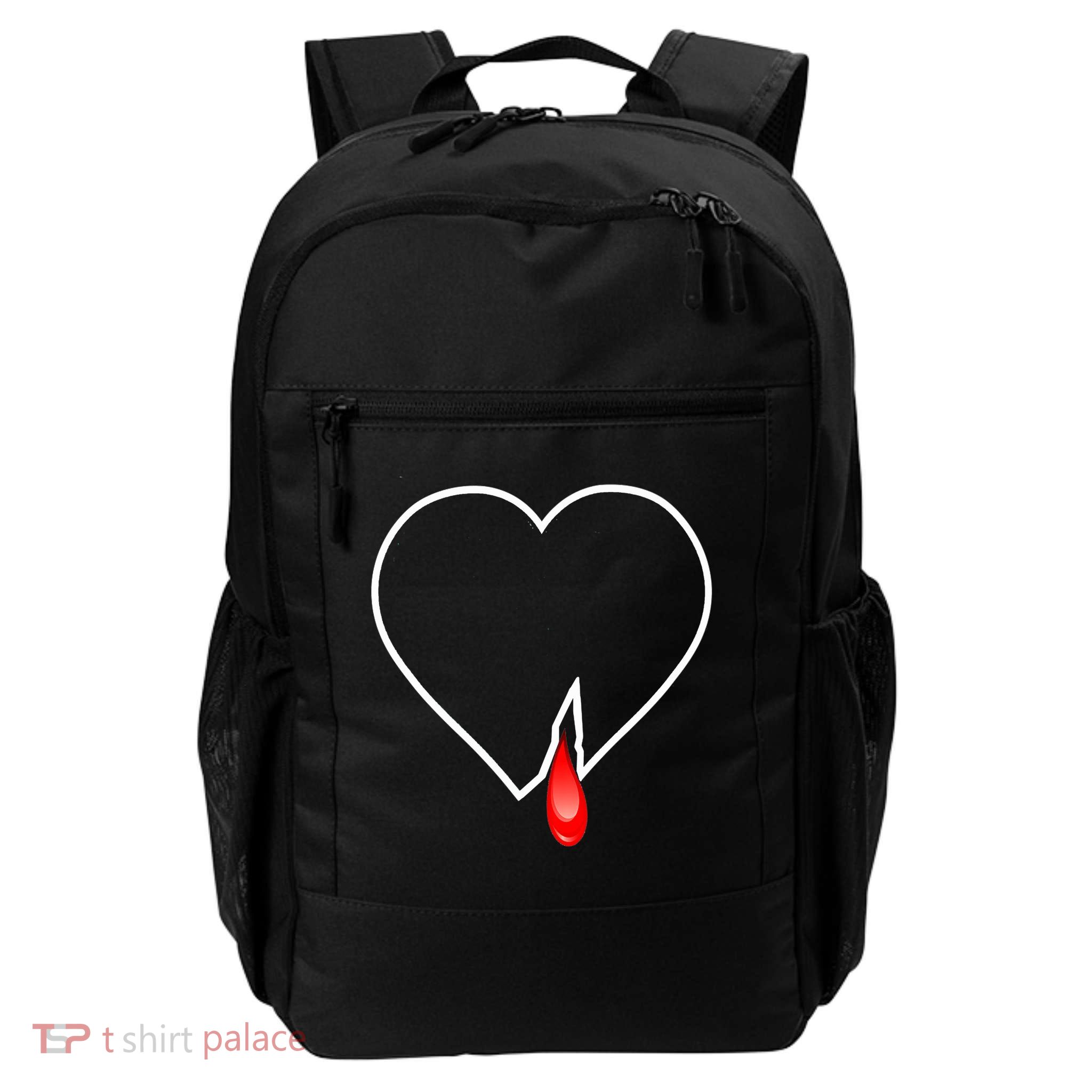 Broken Heart Heart Blood Heart Premium Daily Commute Backpack