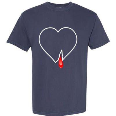 Broken Heart Heart Blood Heart Premium Garment-Dyed Heavyweight T-Shirt