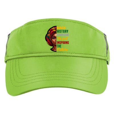 Black History Honoring Past Inspiring Future Women Adult Drive Performance Visor