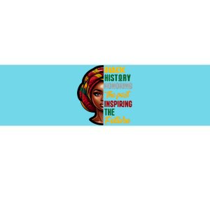 Black History Honoring Past Inspiring Future Women Bumper Sticker