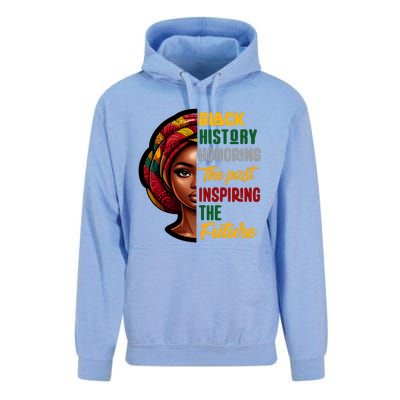 Black History Honoring Past Inspiring Future Women Unisex Surf Hoodie