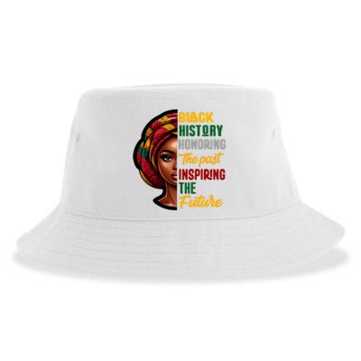 Black History Honoring Past Inspiring Future Women Sustainable Bucket Hat