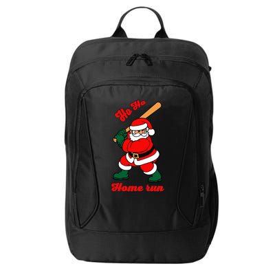 Baseball Ho Ho Homerun Ugly Christmas Santa Meaningful Gift City Backpack