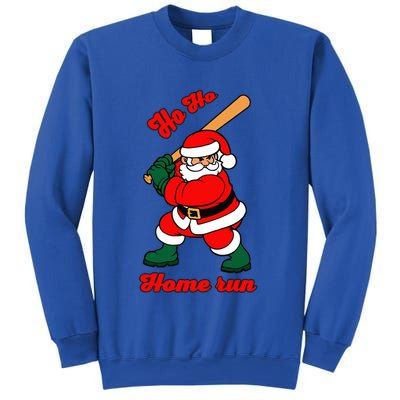 Baseball Ho Ho Homerun Ugly Christmas Santa Meaningful Gift Sweatshirt