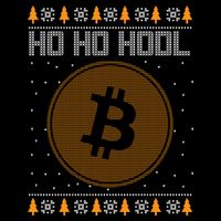 Bitcoin Ho Ho Hodl Crypto Ugly Christmas Cooling Performance Crew T-Shirt