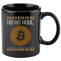 Bitcoin Ho Ho Hodl Crypto Ugly Christmas 11oz C Handle Ceramic Mug