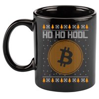 Bitcoin Ho Ho Hodl Crypto Ugly Christmas 11oz C Handle Ceramic Mug