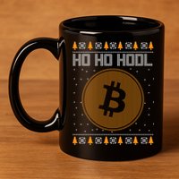Bitcoin Ho Ho Hodl Crypto Ugly Christmas 11oz C Handle Ceramic Mug