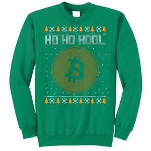 Bitcoin Ho Ho Hodl Crypto Ugly Christmas Sweatshirt