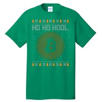 Bitcoin Ho Ho Hodl Crypto Ugly Christmas Tall T-Shirt