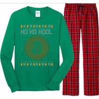 Bitcoin Ho Ho Hodl Crypto Ugly Christmas Long Sleeve Pajama Set