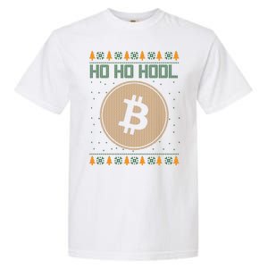 Bitcoin Ho Ho Hodl Crypto Ugly Christmas Garment-Dyed Heavyweight T-Shirt