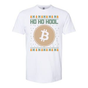 Bitcoin Ho Ho Hodl Crypto Ugly Christmas Softstyle CVC T-Shirt