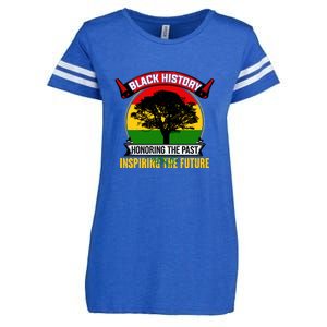 Black History Honoring The Past Inspiring The Future Gift Enza Ladies Jersey Football T-Shirt