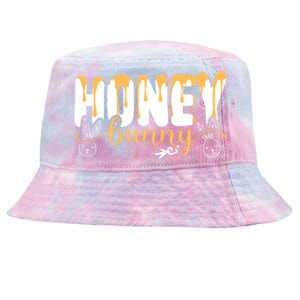 Bunny Honey Happy Easter Rabbit Egg Hunter Spring Religion Meaningful Gift Tie-Dyed Bucket Hat