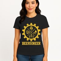 Beergineer Homebrew Home Brewing Craft Beer Womens T-Shirt