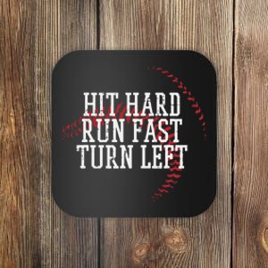 Baseball Hit Hard Run Fast Turn Left Coaster