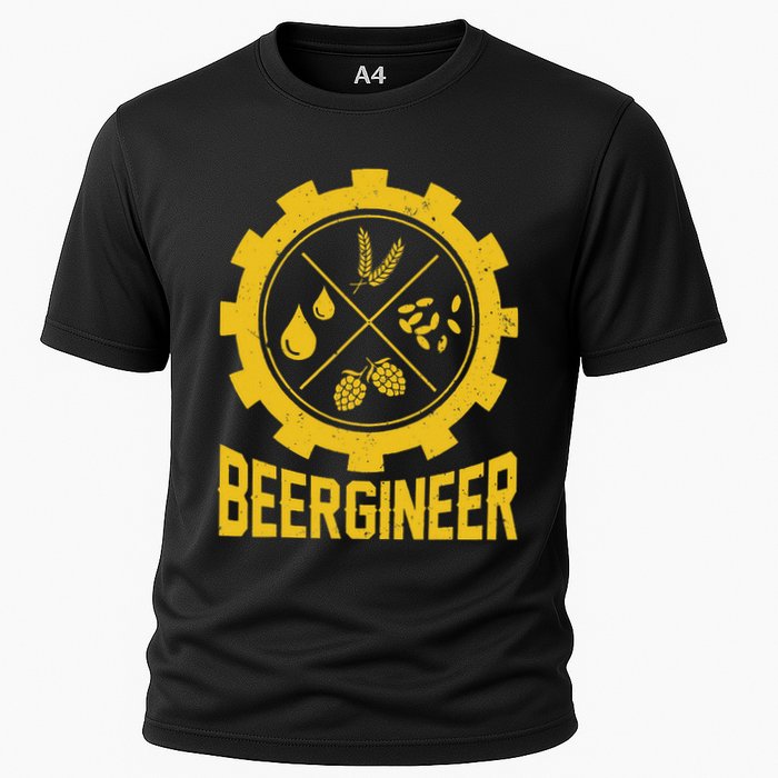 Beergineer Homebrew Home Brewing Craft Beer Brewer Cooling Performance Crew T-Shirt