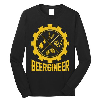 Beergineer Homebrew Home Brewing Craft Beer Brewer Long Sleeve Shirt