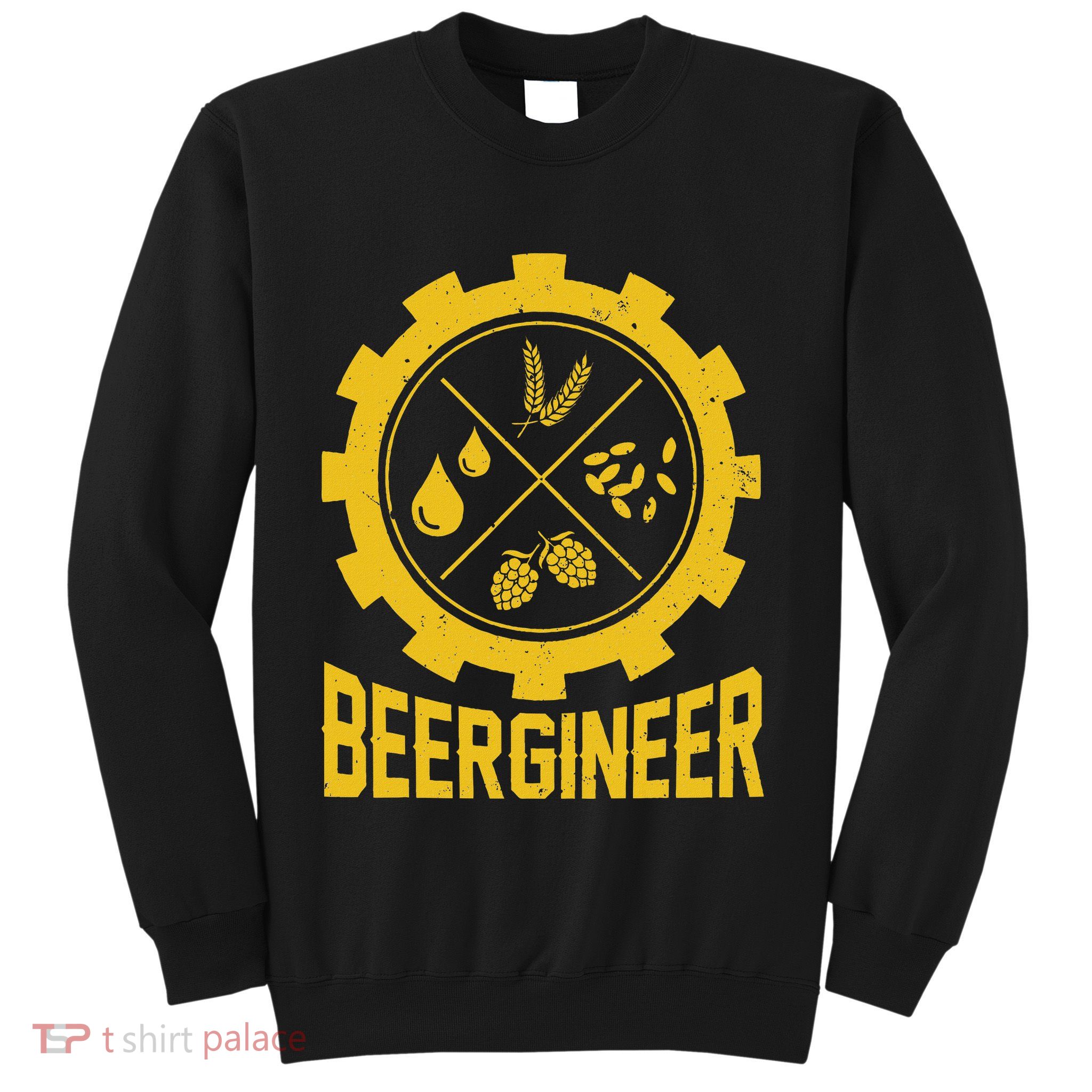 Beergineer Homebrew Home Brewing Craft Beer Brewer Sweatshirt