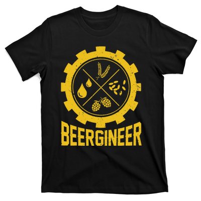 Beergineer Homebrew Home Brewing Craft Beer Brewer T-Shirt