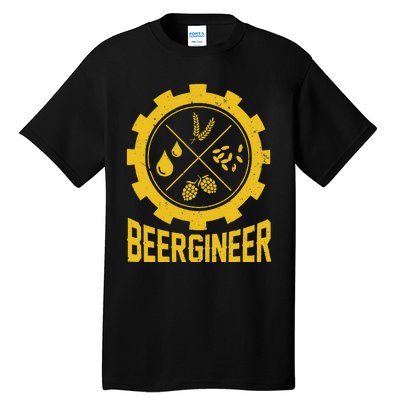 Beergineer Homebrew Home Brewing Craft Beer Brewer Tall T-Shirt