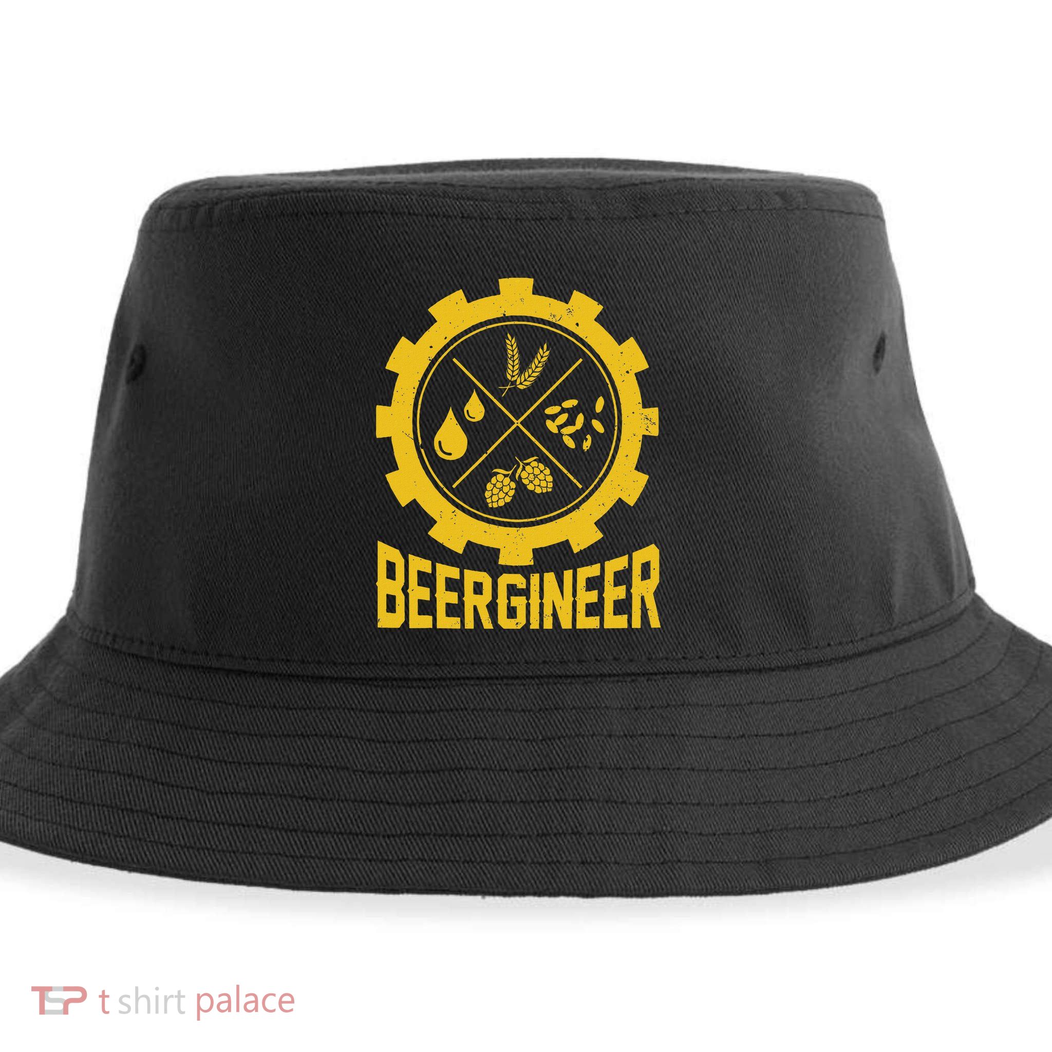 Beergineer Homebrew Home Brewing Craft Beer Brewer Sustainable Bucket Hat