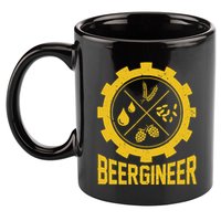Beergineer Homebrew Home Brewing Craft Beer Brewer 11oz C Handle Ceramic Mug