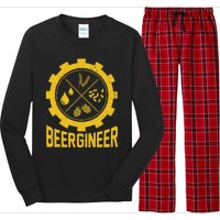 Beergineer Homebrew Home Brewing Craft Beer Brewer Long Sleeve Pajama Set