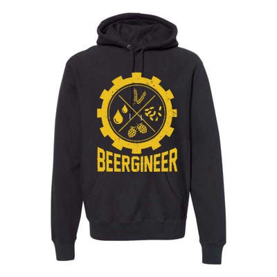 Beergineer Homebrew Home Brewing Craft Beer Brewer Premium Hoodie