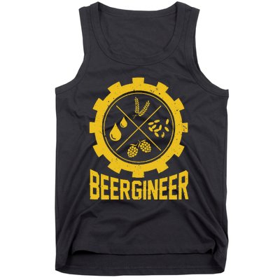 Beergineer Homebrew Home Brewing Craft Beer Brewer Tank Top