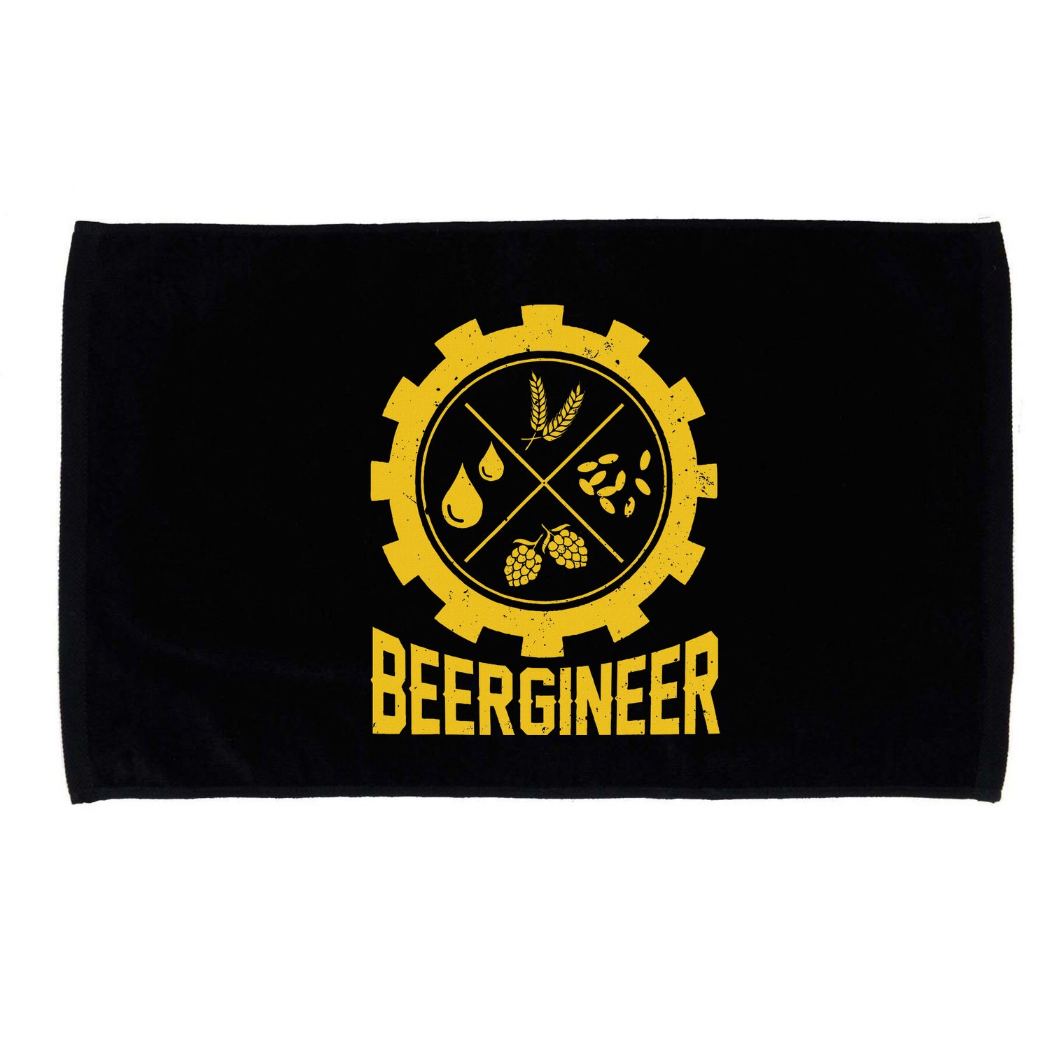 Beergineer Homebrew Home Brewing Craft Beer Brewer Microfiber Hand Towel