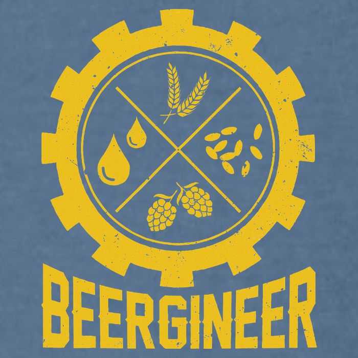 Beergineer Homebrew Home Brewing Craft Beer Brewer Garment-Dyed Sweatshirt