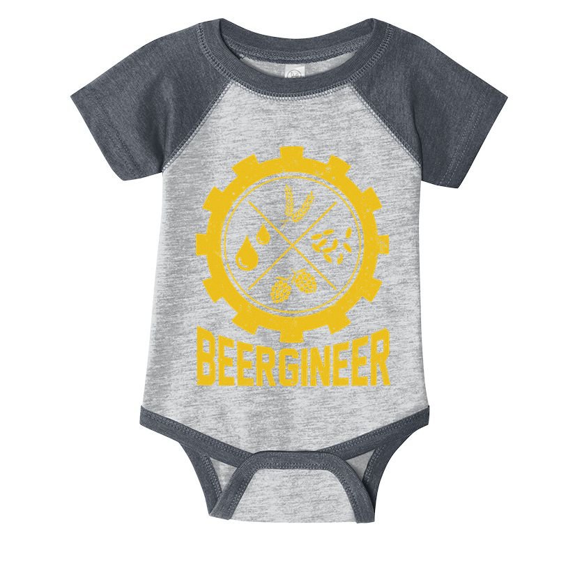 Beergineer Homebrew Home Brewing Craft Beer Brewer Infant Baby Jersey Bodysuit