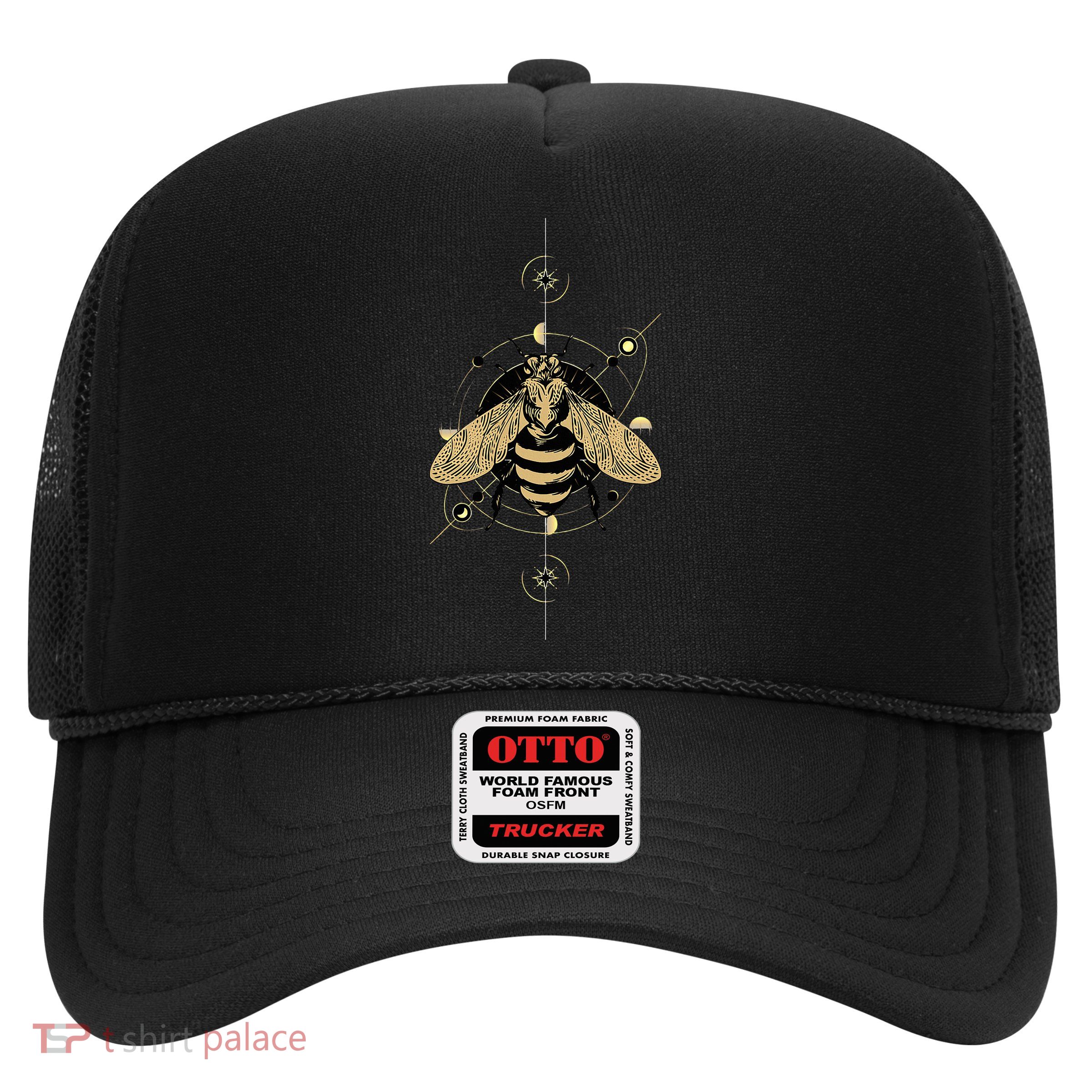 Beekeeper Honeycomb Honey Bee Compass Beekeeping Trucker Hat