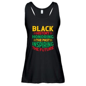 Black History Honoring The Past Inspiring The Future Black History Month Gift Ladies Essential Flowy Tank