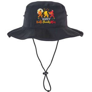 Bigfoot Happy Hallothanksmas Halloween Thanksgiving Xmas Legacy Cool Fit Booney Bucket Hat