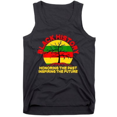 Black History Honoring The Past Inspiring The Future Tank Top