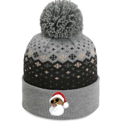 Black Hip Hop Santa Claus Novelty African American Santa Great Gift The Baniff Cuffed Pom Beanie