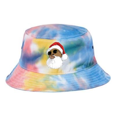 Black Hip Hop Santa Claus Novelty African American Santa Great Gift Tie Dye Newport Bucket Hat